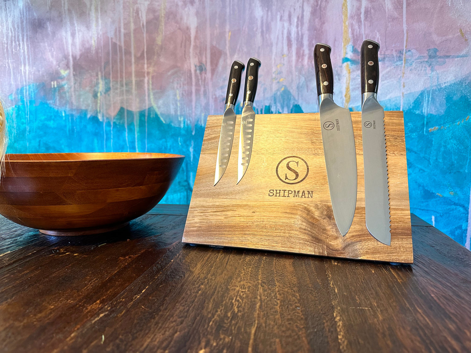 Shipwreck Oregon Themed Custom Hand Made Chef Knife – Berg Knifemaking